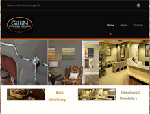 Tablet Screenshot of gillincustomdesign.com